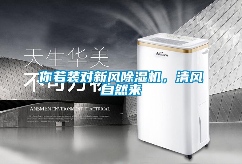 你若裝對新風除濕機，清風自然來