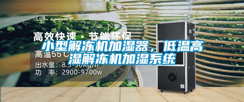 小型解凍機加濕器，低溫高濕解凍機加濕系統