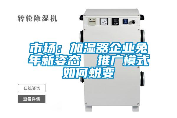 市場：加濕器企業兔年新姿態  推廣模式如何蛻變