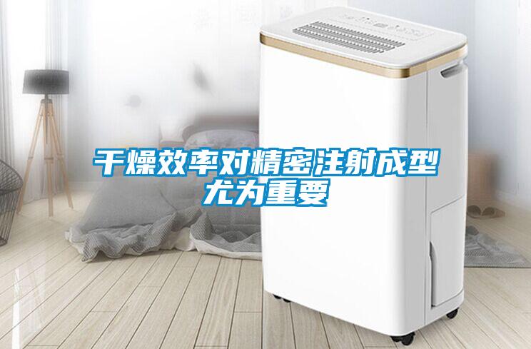 干燥效率對精密注射成型尤為重要