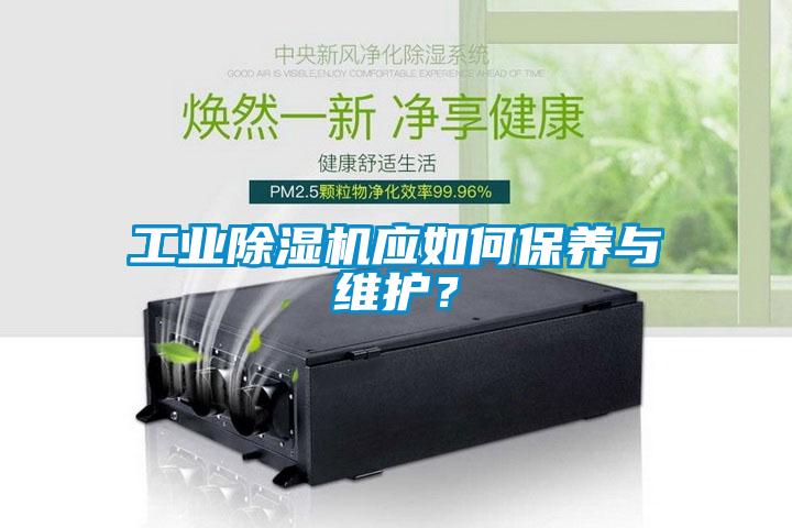 工業除濕機應如何保養與維護？