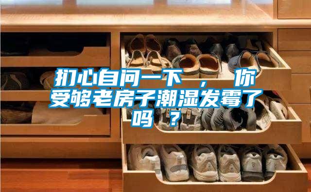 捫心自問一下 ， 你受夠老房子潮濕發霉了嗎 ？