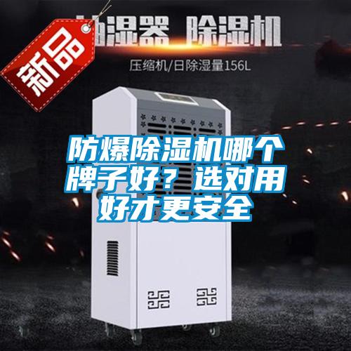 防爆除濕機(jī)哪個(gè)牌子好？選對(duì)用好才更安全