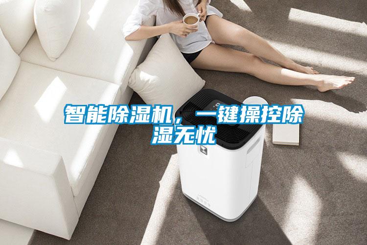 智能除濕機，一鍵操控除濕無憂