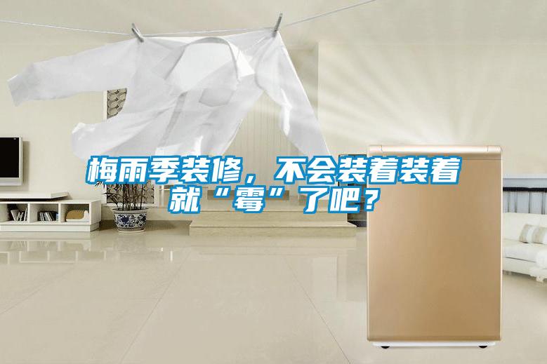 梅雨季裝修，不會(huì)裝著裝著就“霉”了吧？