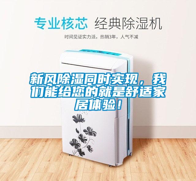 新風除濕同時實現(xiàn)，我們能給您的就是舒適家居體驗！