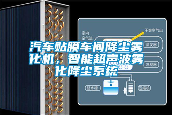汽車貼膜車間降塵霧化機，智能超聲波霧化降塵系統(tǒng)