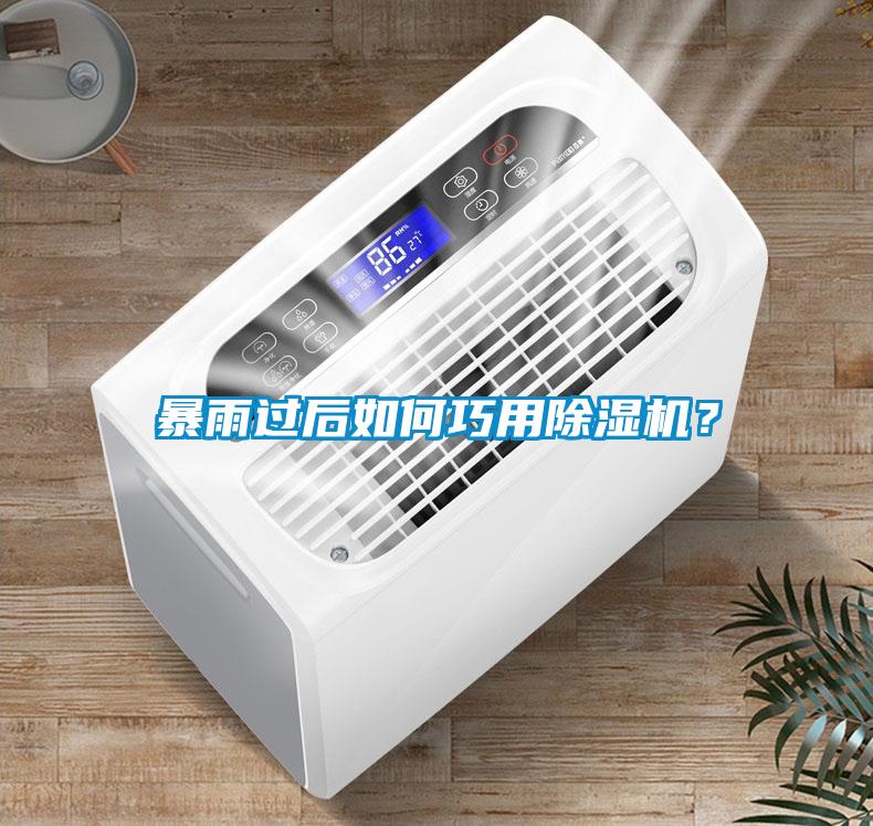 暴雨過后如何巧用除濕機？
