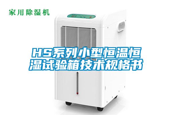 HS系列小型恒溫恒濕試驗(yàn)箱技術(shù)規(guī)格書