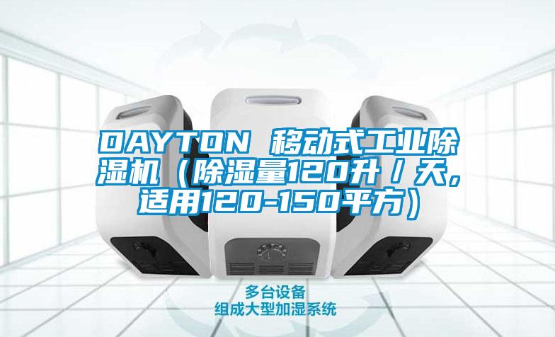DAYTON 移動式工業除濕機（除濕量120升／天，適用120-150平方）