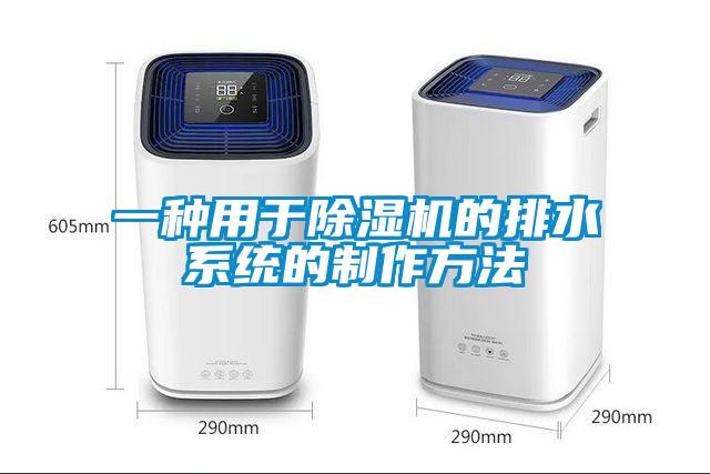 一種用于除濕機的排水系統的制作方法