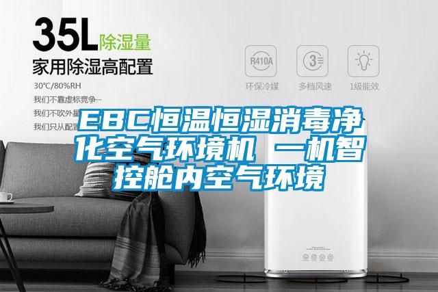 EBC恒溫恒濕消毒凈化空氣環境機 一機智控艙內空氣環境