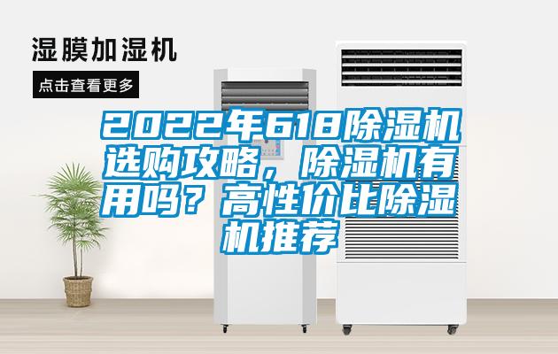 2022年618除濕機選購攻略，除濕機有用嗎？高性價比除濕機推薦