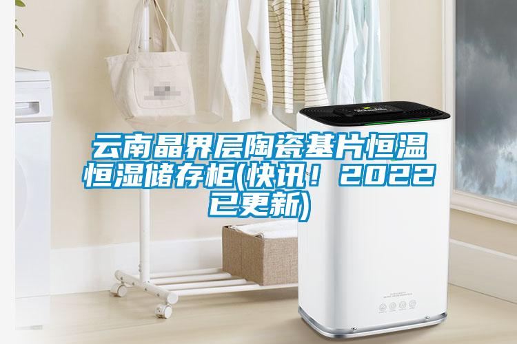 云南晶界層陶瓷基片恒溫恒濕儲存柜(快訊！2022已更新)