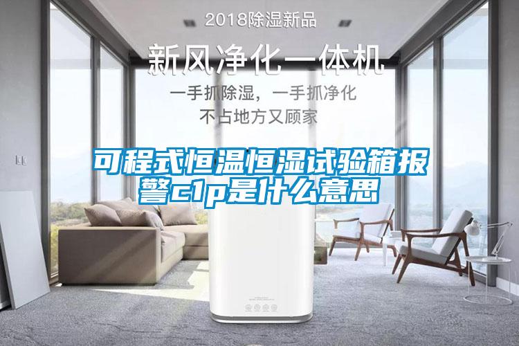可程式恒溫恒濕試驗箱報警c1p是什么意思
