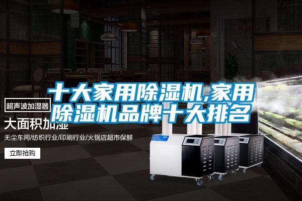 十大家用除濕機,家用除濕機品牌十大排名