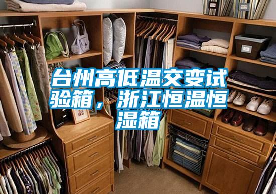 臺(tái)州高低溫交變?cè)囼?yàn)箱，浙江恒溫恒濕箱