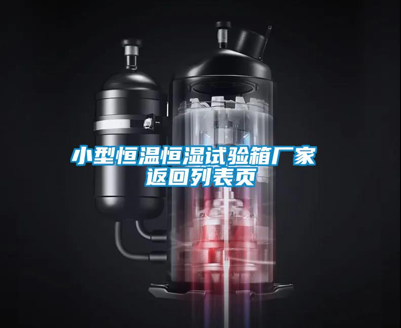 小型恒溫恒濕試驗(yàn)箱廠家 返回列表頁(yè)