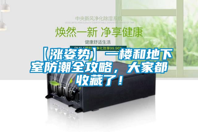 【漲姿勢】一樓和地下室防潮全攻略，大家都收藏了！