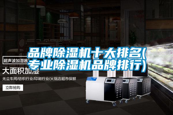 品牌除濕機十大排名(專業(yè)除濕機品牌排行)