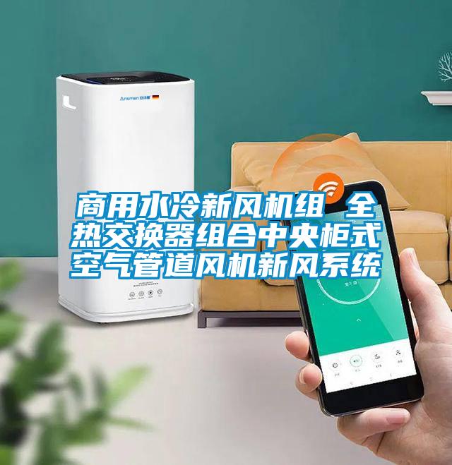 商用水冷新風機組 全熱交換器組合中央柜式空氣管道風機新風系統