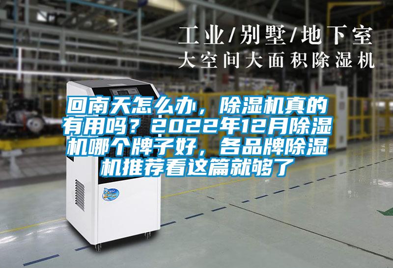 回南天怎么辦，除濕機(jī)真的有用嗎？2022年12月除濕機(jī)哪個(gè)牌子好，各品牌除濕機(jī)推薦看這篇就夠了