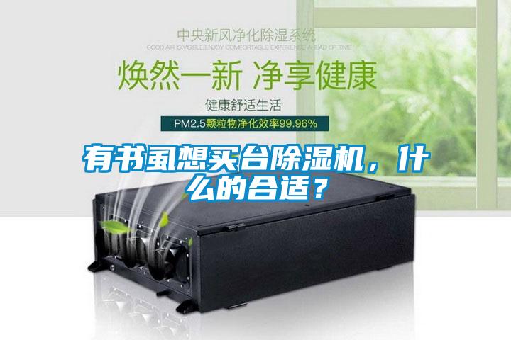 有書虱想買臺除濕機(jī)，什么的合適？