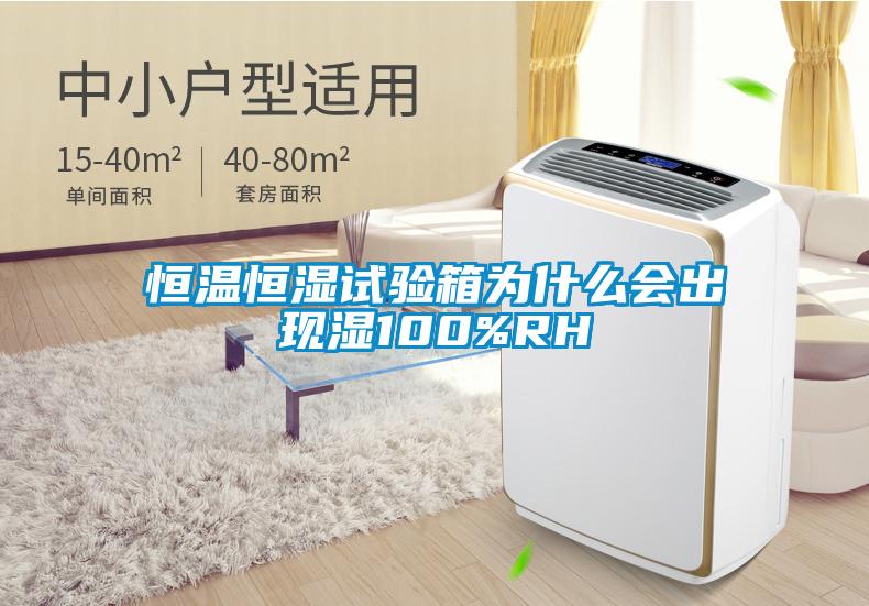 恒溫恒濕試驗箱為什么會出現濕100%RH
