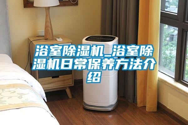 浴室除濕機_浴室除濕機日常保養方法介紹