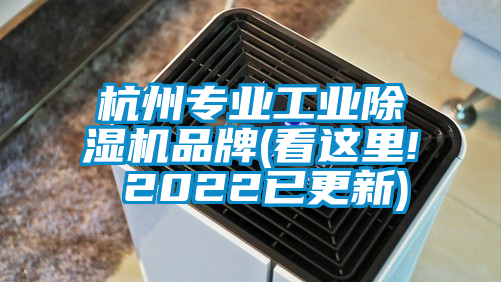 杭州專業(yè)工業(yè)除濕機品牌(看這里! 2022已更新)