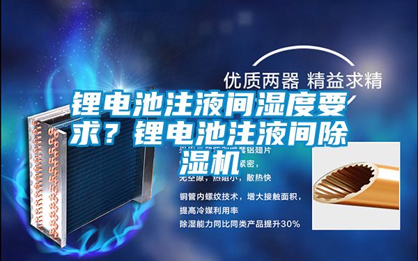 鋰電池注液間濕度要求？鋰電池注液間除濕機