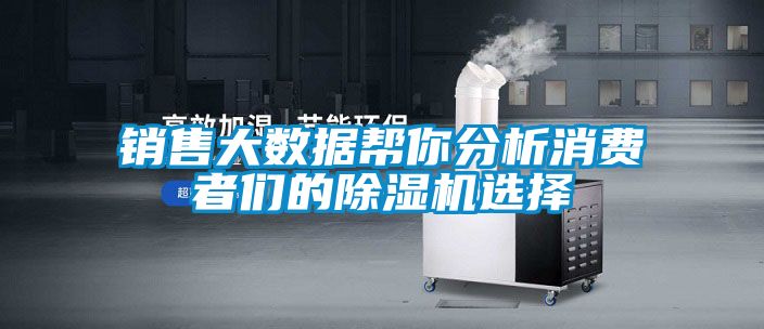 銷售大數(shù)據(jù)幫你分析消費(fèi)者們的除濕機(jī)選擇
