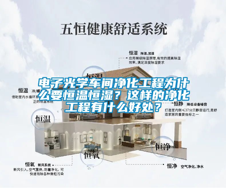 電子光學車間凈化工程為什么要恒溫恒濕？這樣的凈化工程有什么好處？