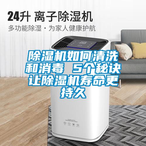 除濕機如何清洗和消毒 5個秘訣讓除濕機壽命更持久