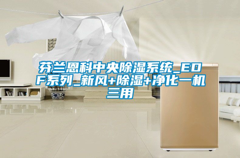 芬蘭恩科中央除濕系統_EDF系列_新風+除濕+凈化一機三用