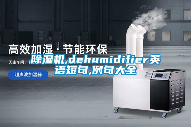 除濕機(jī),dehumidifier英語(yǔ)短句,例句大全
