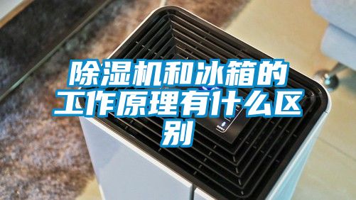 除濕機和冰箱的工作原理有什么區別