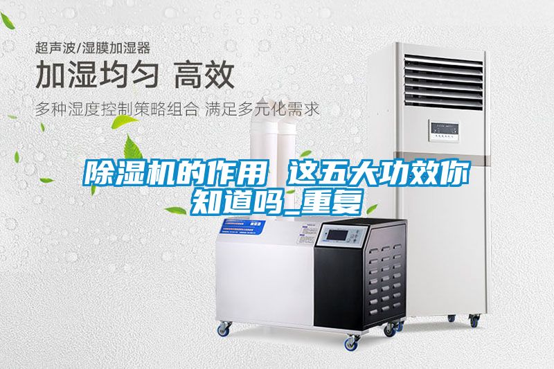 除濕機的作用 這五大功效你知道嗎_重復(fù)