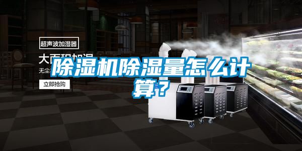除濕機除濕量怎么計算？