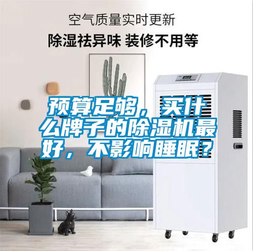 預(yù)算足夠，買什么牌子的除濕機(jī)最好，不影響睡眠？