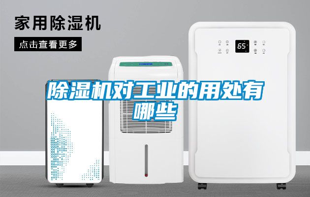 除濕機對工業的用處有哪些