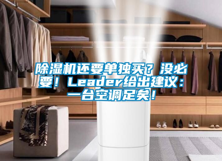 除濕機(jī)還要單獨(dú)買？沒必要！Leader給出建議：一臺(tái)空調(diào)足矣！