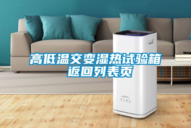 高低溫交變濕熱試驗(yàn)箱 返回列表頁